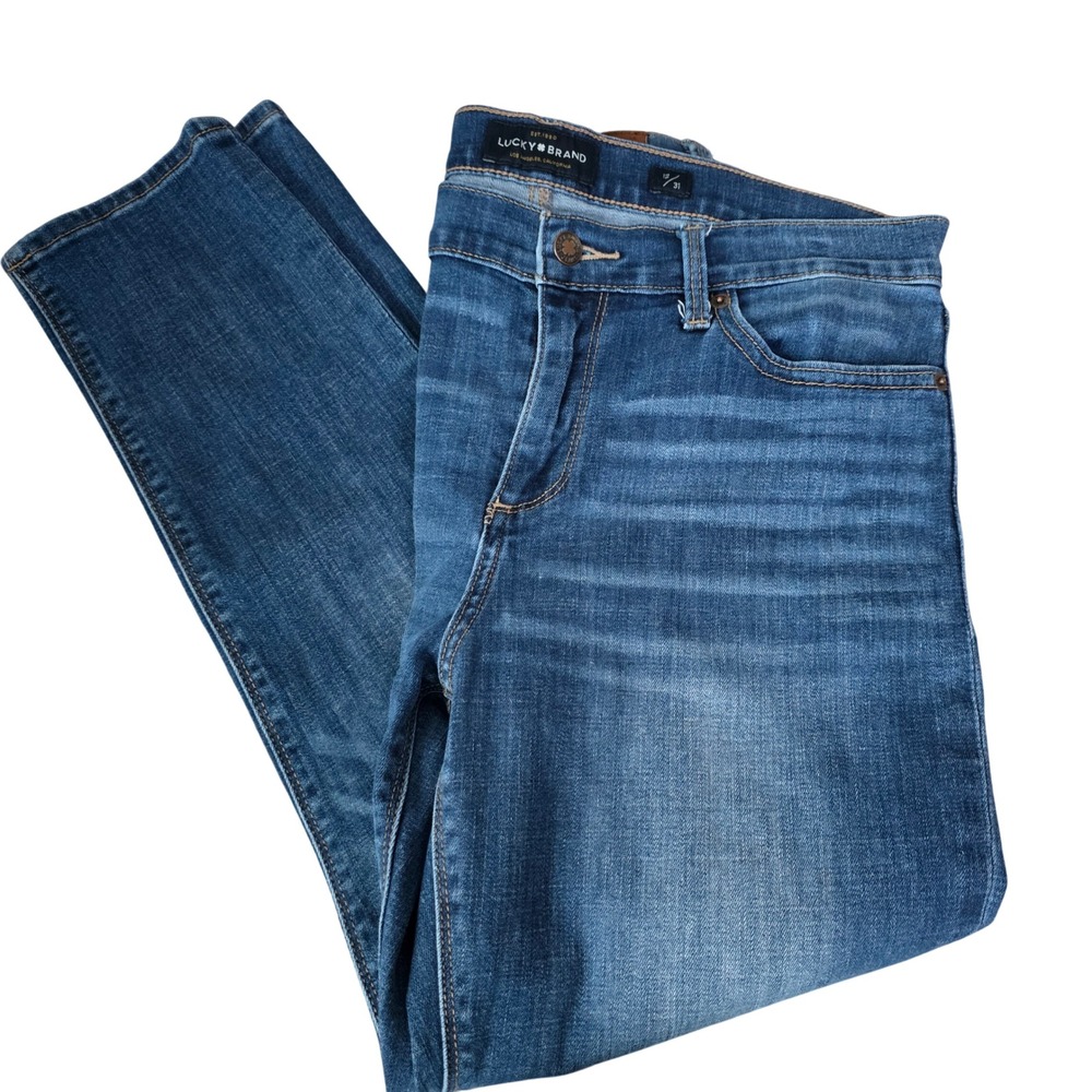 Lucky Brand‎ Women Jeans Classic Brooke Crop Medium Wash Size 12 31